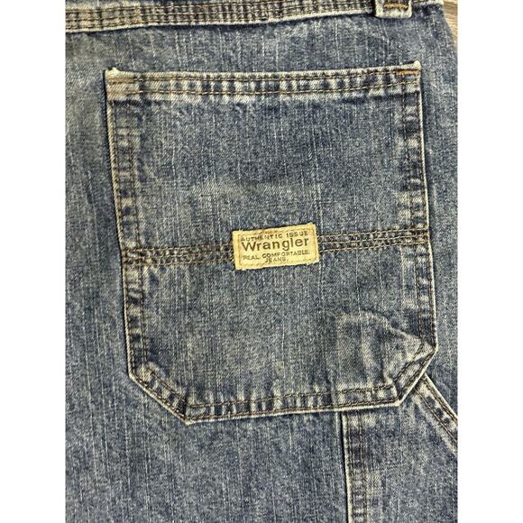 Wrangler Carpenter Denim Jorts Shorts Jorts Skater Y2K Streetwear - Men’s 38 - Picture 2 of 11